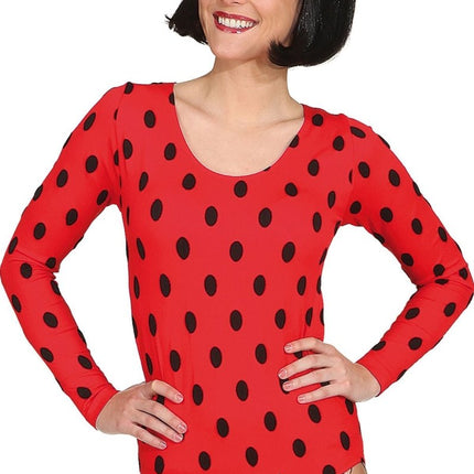 Bodysuit Lieveheersbeestje Dames van Orlob koop je bij Partywinkel