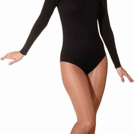 Bodysuit Zwart Dames van Orlob koop je bij Partywinkel
