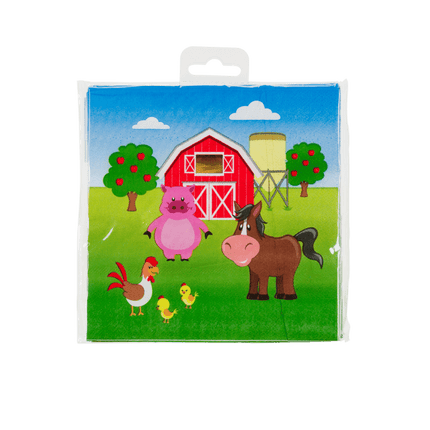 Boerderij Servetten 33cm 16st van Paper Dreams koop je bij Partywinkel