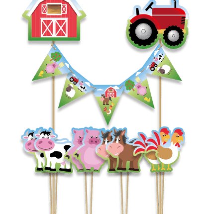 Boerderij Taarttopper 30cm van Paper Dreams koop je bij Partywinkel