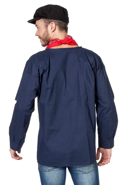Boerenkiel Heren Blauw van Wilbers & Wilbers koop je bij Partywinkel