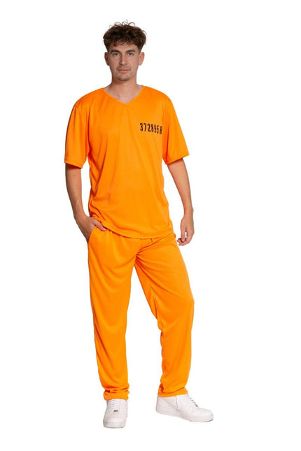 Boevenpak Oranje 2 delig van Partychimp koop je bij Partywinkel