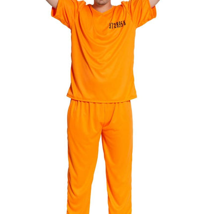 Boevenpak Oranje 2 delig van Partychimp koop je bij Partywinkel