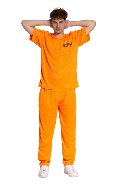 Boevenpak Oranje 2 delig van Partychimp koop je bij Partywinkel