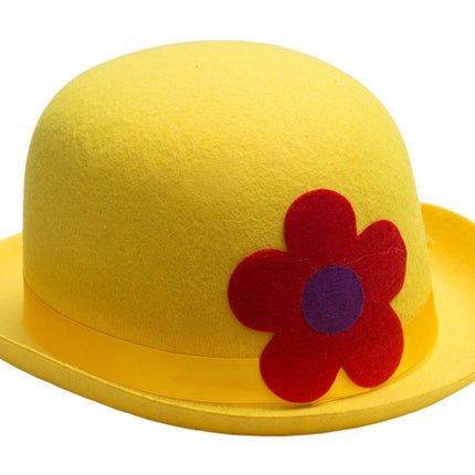 Bolhoed Clown Geel van Partychimp koop je bij Partywinkel