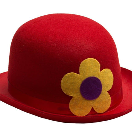 Bolhoed Clown Rood van Partychimp koop je bij Partywinkel