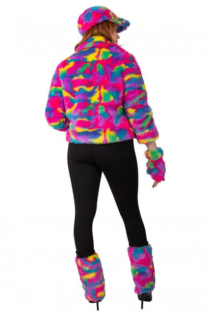 Bontjas Camouflage Regenboog van PartyXplosion koop je bij Partywinkel