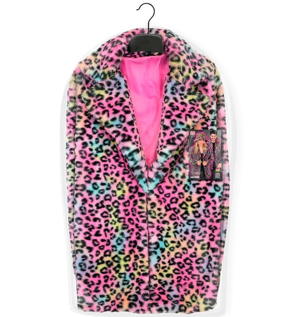 Bontjas Pluche Multi Luipaard van Widmann koop je bij Partywinkel