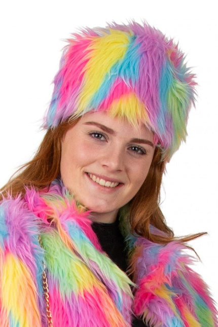 Bontmuts Pluche Pastel van PartyXplosion koop je bij Partywinkel