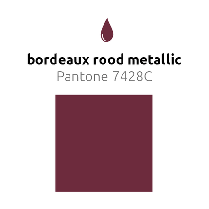 Bordeaux Rode Reuze Ballon Metallic 60cm van Balloonia koop je bij Partywinkel