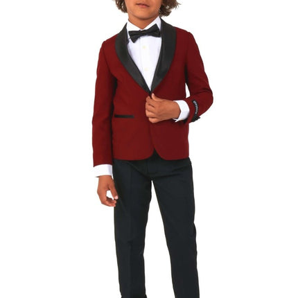 Bordeaux Rode Smoking Jongen OppoSuits van OppoSuits koop je bij Partywinkel
