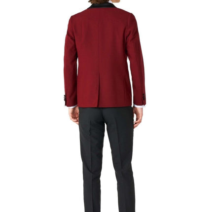 Bordeaux Rode Smoking Jongen Tiener OppoSuits van OppoSuits koop je bij Partywinkel
