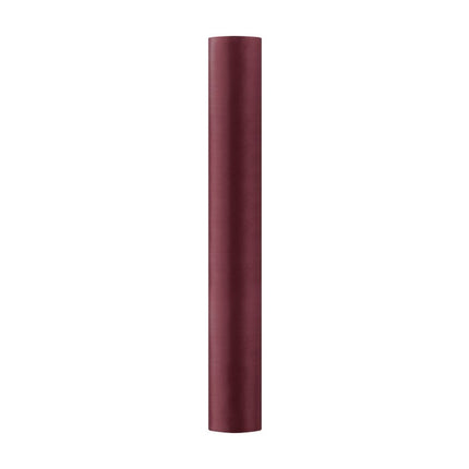Bordeaux Rode Tafelloper 36cm 9m van Partydeco koop je bij Partywinkel