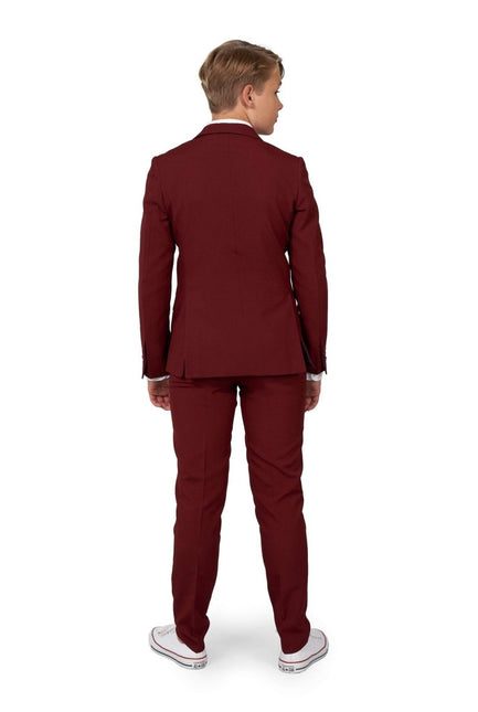 Bordeaux Rood Pak Jongen Tiener OppoSuits van OppoSuits koop je bij Partywinkel