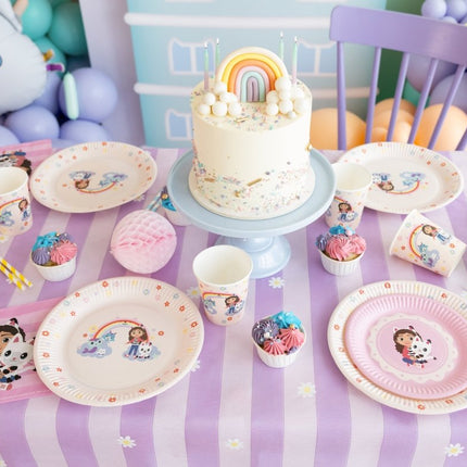 Borden Gabby's Dollhouse, 18 cm van Partydeco koop je bij Partywinkel
