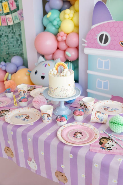 Borden Gabby's Dollhouse, 18 cm van Partydeco koop je bij Partywinkel