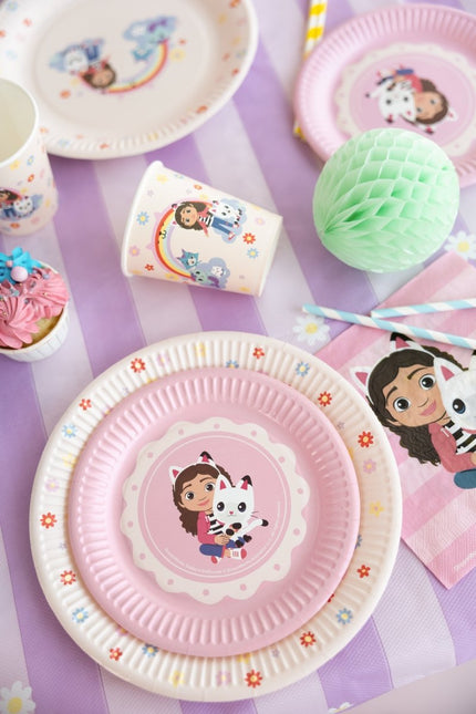 Borden Gabby's Dollhouse, 18 cm van Partydeco koop je bij Partywinkel