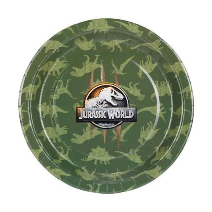 Borden Jurassic World, 23 cm, mix van Partydeco koop je bij Partywinkel