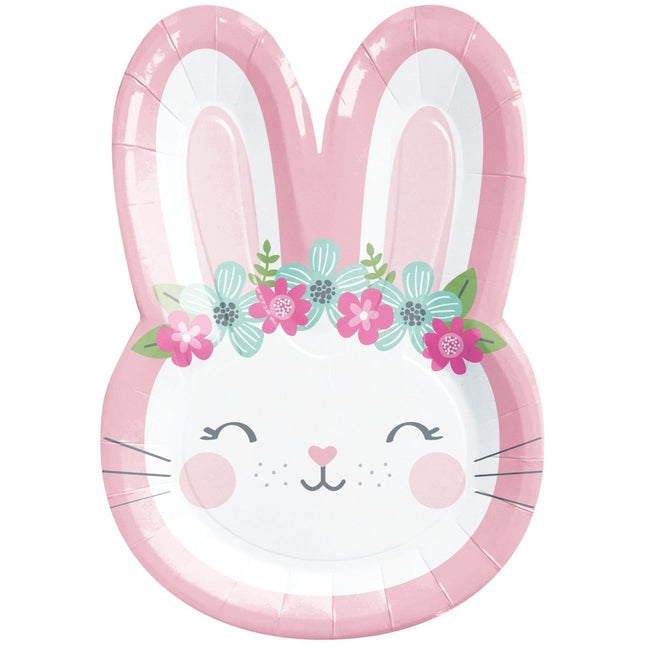 Borden Konijn 20cm 8st van Creative Converting koop je bij Partywinkel