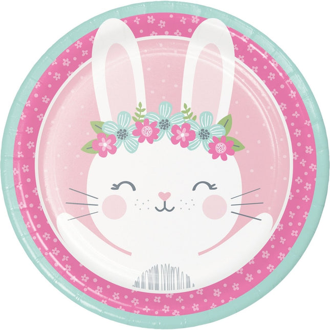 Borden Konijn 23cm 8st van Creative Converting koop je bij Partywinkel