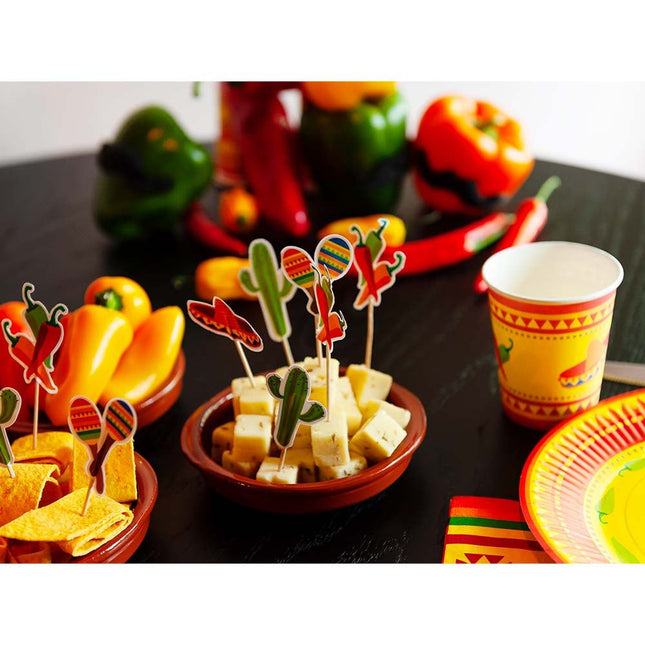 Borden Mexico Papier 23cm 10st van Boland koop je bij Partywinkel