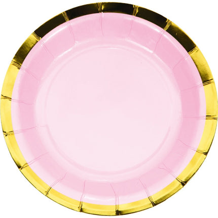 Borden Pastel 18cm 8st van Creative Converting koop je bij Partywinkel