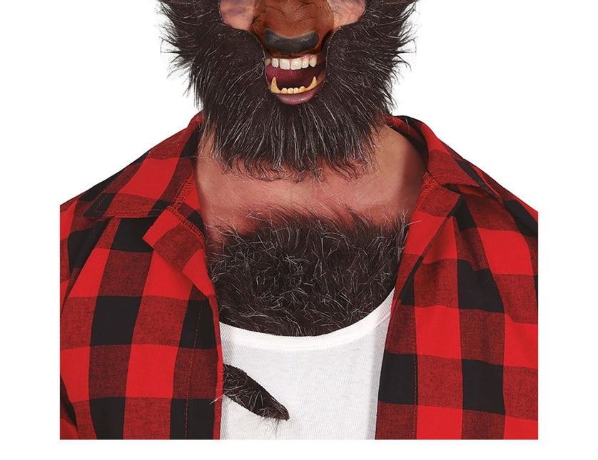 Borsthaar Weerwolf van Fiestas Guirca koop je bij Partywinkel