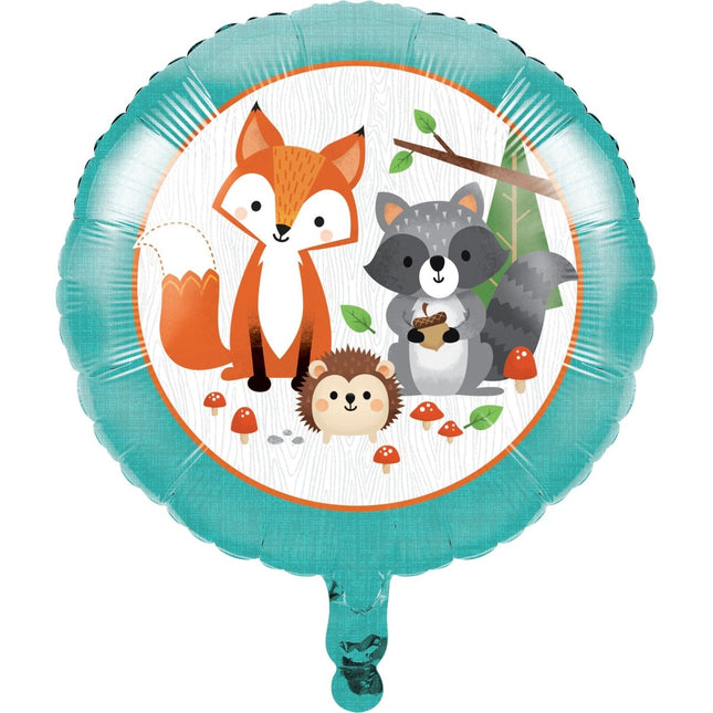 Bosdieren Helium Ballon Leeg 45cm van Creative Converting koop je bij Partywinkel
