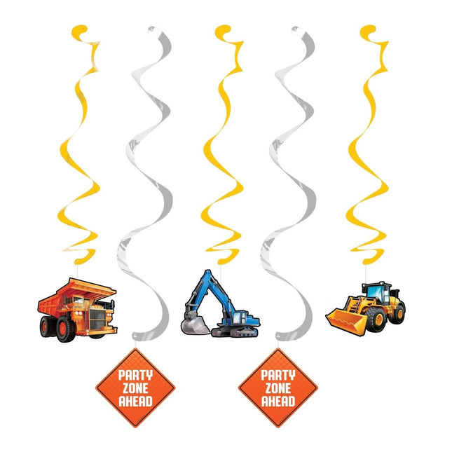 Bouw Hangdecoratie 99cm 5 delig van Creative Converting koop je bij Partywinkel