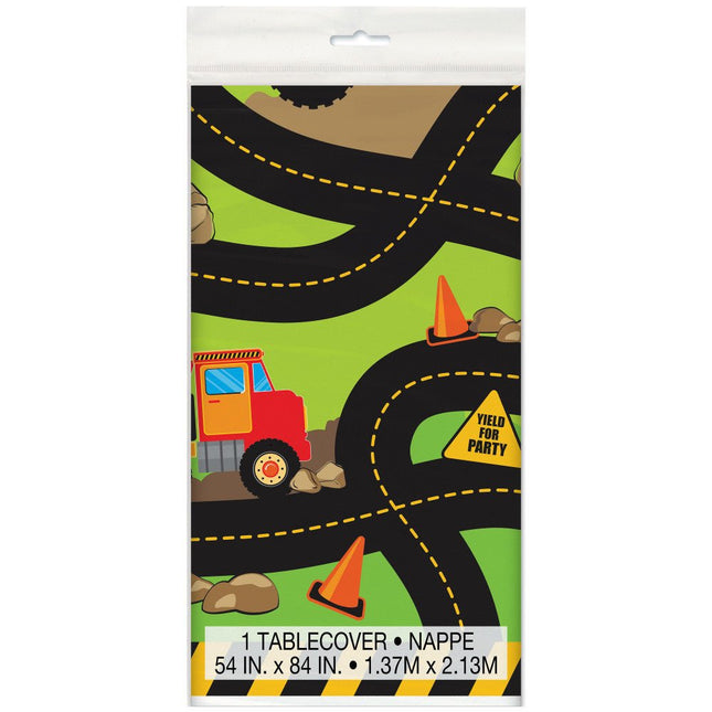 Bouw Tafelkleed 2,13m van Unique koop je bij Partywinkel