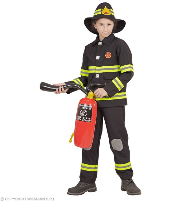 Brandweer Pak Zwart Geel Kind van Widmann koop je bij Partywinkel