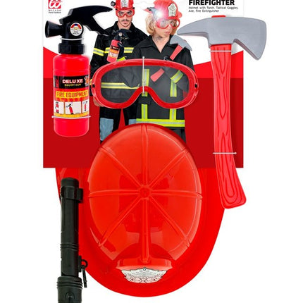 Brandweer Set Met Rood Helm van Widmann koop je bij Partywinkel