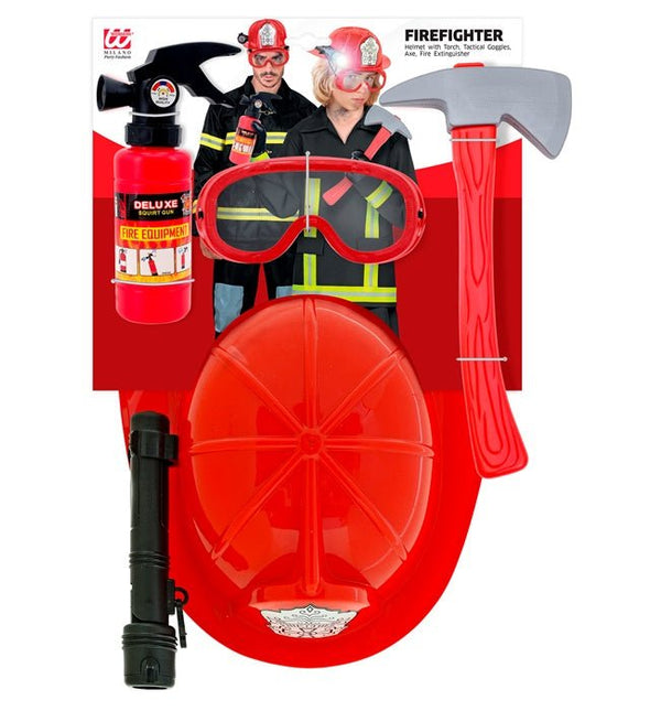Brandweer Set Met Rood Helm van Widmann koop je bij Partywinkel