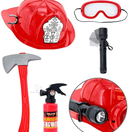 Brandweer Set Met Rood Helm van Widmann koop je bij Partywinkel