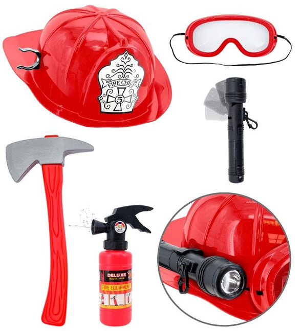 Brandweer Set Met Rood Helm van Widmann koop je bij Partywinkel