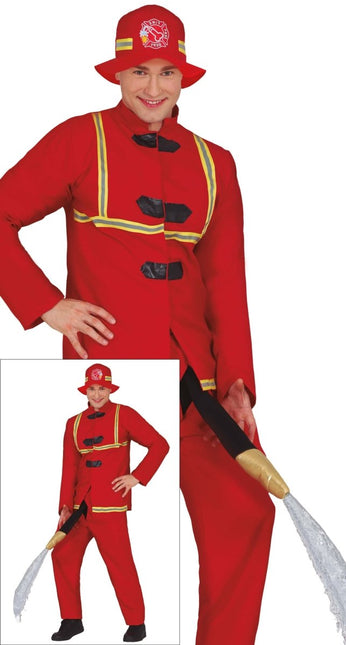 Brandweerman Kostuum 4 delig van Fiestas Guirca koop je bij Partywinkel