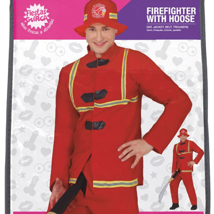 Brandweerman Kostuum 4 delig van Fiestas Guirca koop je bij Partywinkel