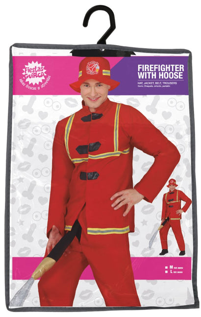 Brandweerman Kostuum 4 delig van Fiestas Guirca koop je bij Partywinkel