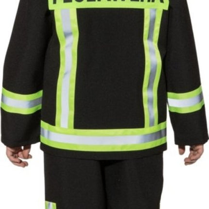 Brandweerman Kostuum – Zwart van Orlob koop je bij Partywinkel