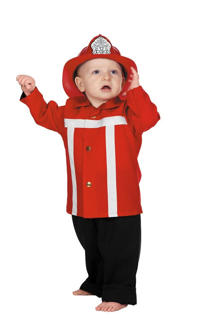 Brandweerpak Baby Rood van Wilbers & Wilbers koop je bij Partywinkel