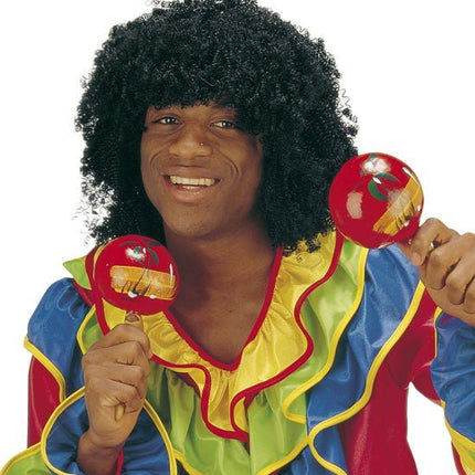 Braziliaanse Pruik Afro Krul van Widmann koop je bij Partywinkel