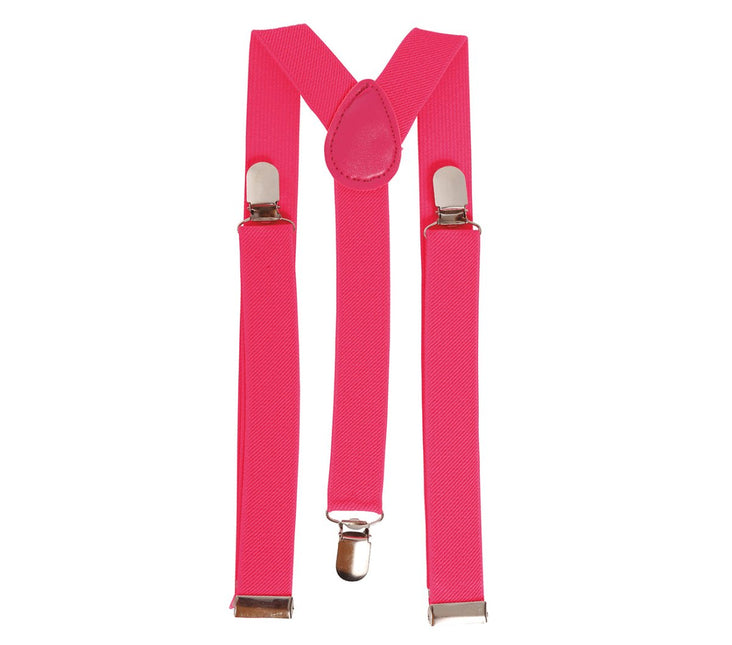 Bretels Neon Fuschia van Fiestas Guirca koop je bij Partywinkel
