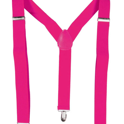 Bretels Neon Roze van Wilbers & Wilbers koop je bij Partywinkel