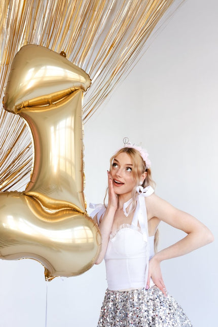 Bride Haarband Roze Zilver van Partydeco koop je bij Partywinkel