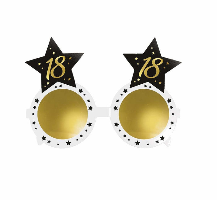 Bril 18 Jaar Sterren van Fiestas Guirca koop je bij Partywinkel
