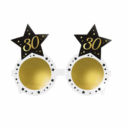 Bril 30 Jaar Sterren van Fiestas Guirca koop je bij Partywinkel