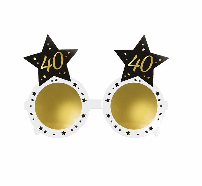 Bril 40 Jaar Sterren van Fiestas Guirca koop je bij Partywinkel