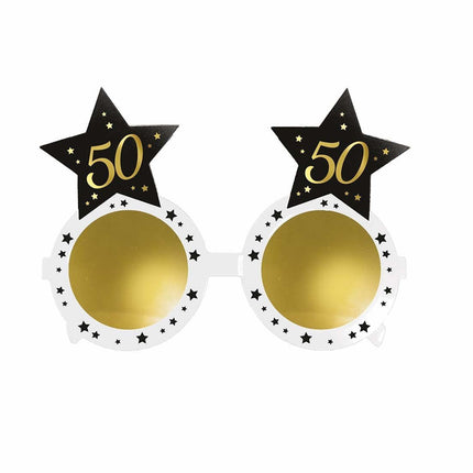 Bril 50 Jaar Sterren van Fiestas Guirca koop je bij Partywinkel