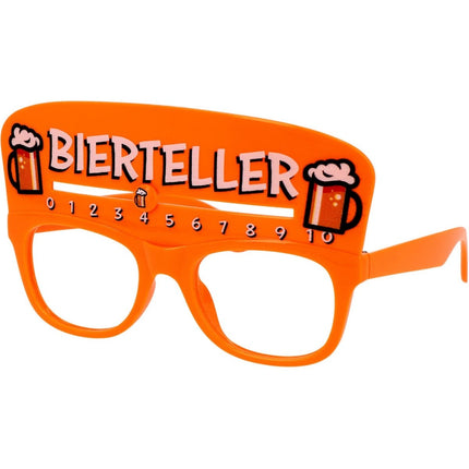 Bril - "Bierteller" van Folat koop je bij Partywinkel