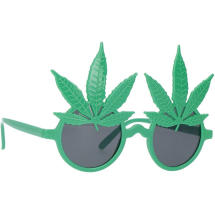 Bril hennepblaadjes van Folat koop je bij Partywinkel